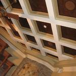 Bradly Weems Interiors project,  coffer ceiling finished and perfect.