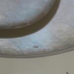 Kelly Gale Amen Designs project,Lusterstone trowel metallic dome ceiling With custom artwork detail